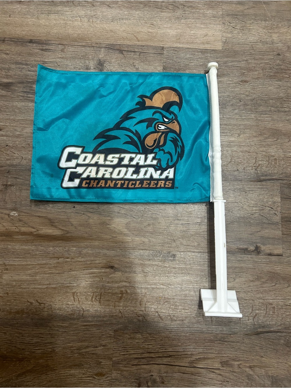 Coastal Carolina Chanticleers Teal Car Flag